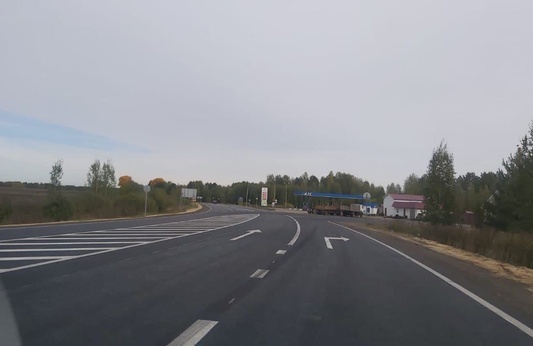 Ремонт участка автомобильной дороги в Уренском районе Нижегородской области