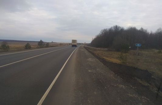 Устройство слоёв износа на автомобильной дороге Р-178 (Республика Мордовия)